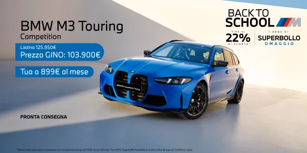 Nuova BMW M3 Touring Competition - Tua a partire da 899€/mese