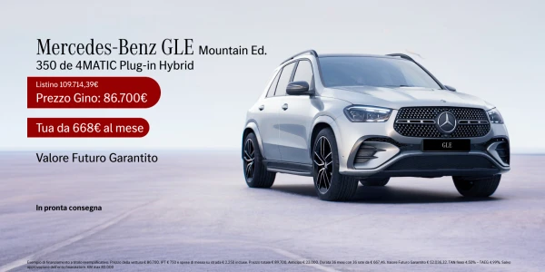 Nuova Mercedes-Benz GLE - Tua a partire da 668€/mese