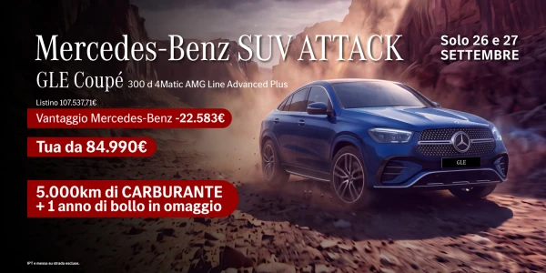 Nuova Mercedes-Benz GLE Coupè - Tua da 84.900€