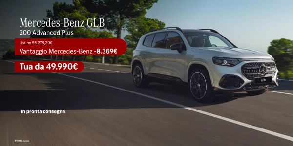 Nuova Mercedes-Benz GLB - Tua da 49.990€